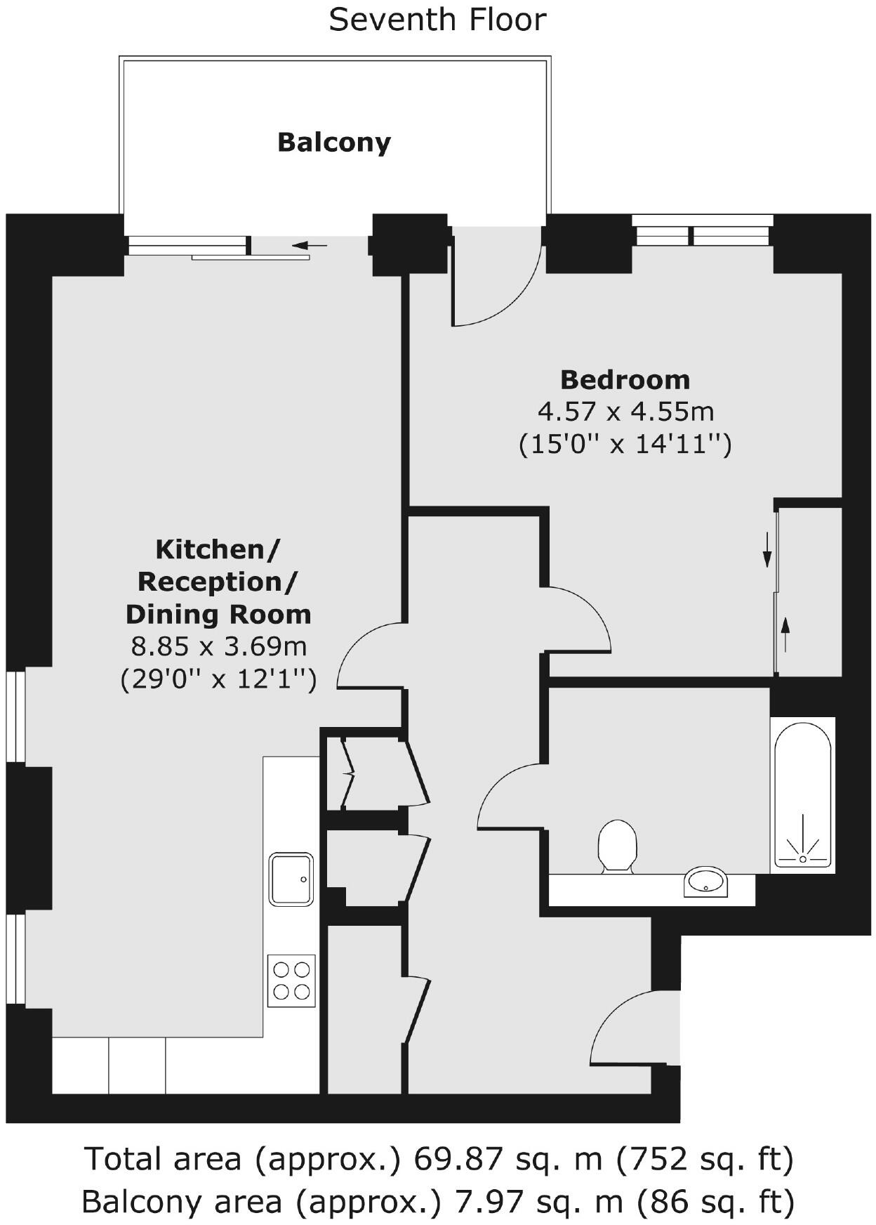 Blackfriars Road, Southwark floorplan