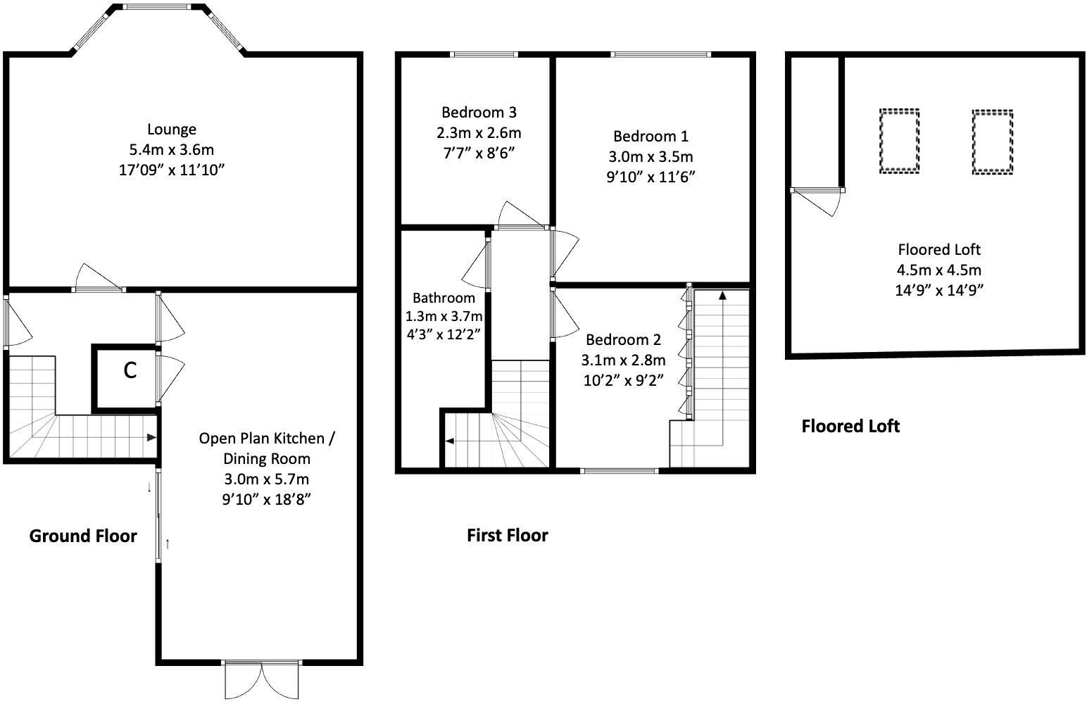 28 Weirwood Avenue, Baillieston, Glasgow, G69 6HW floorplan