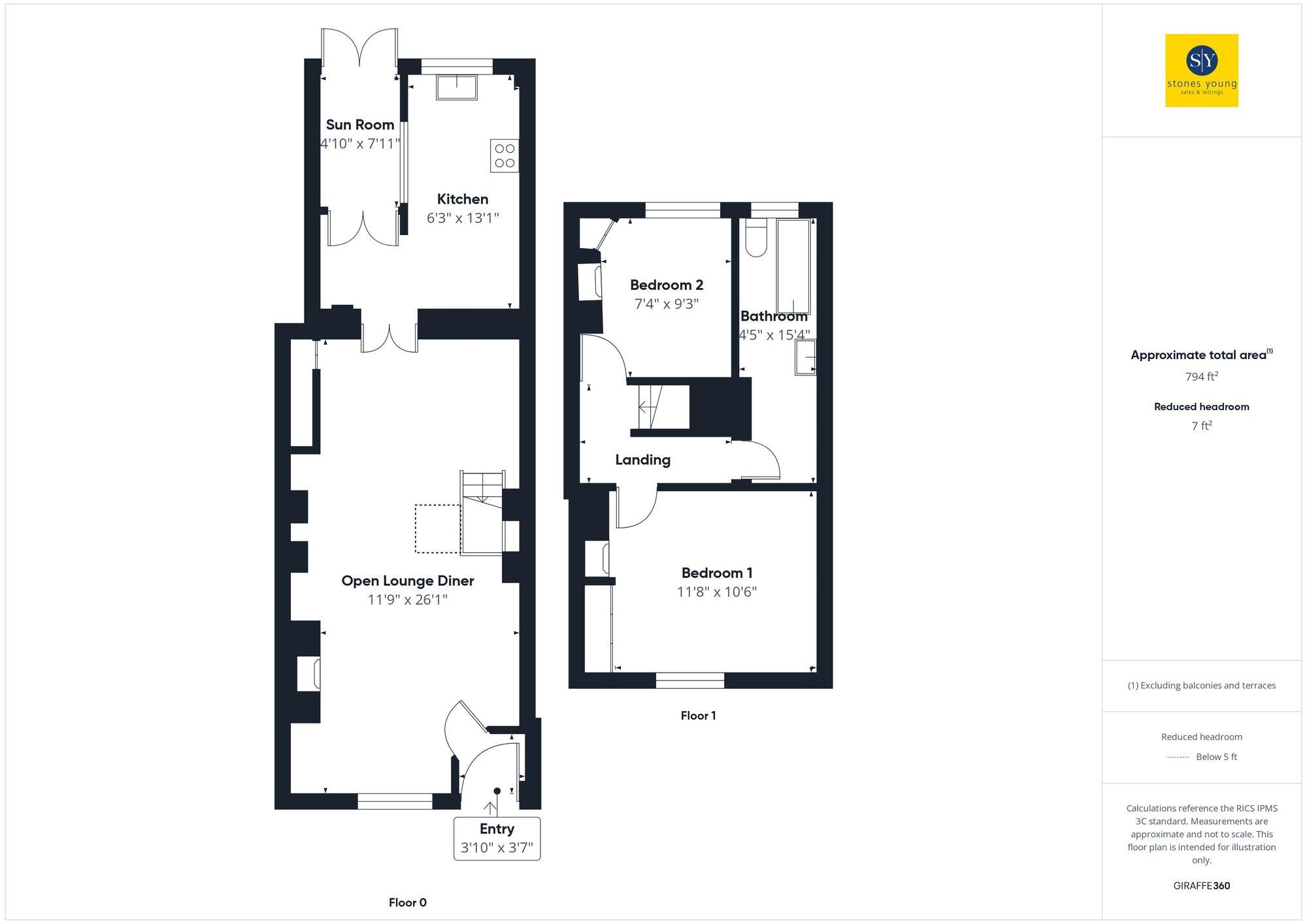 De Lacy Street, Clitheroe, BB7 floorplan