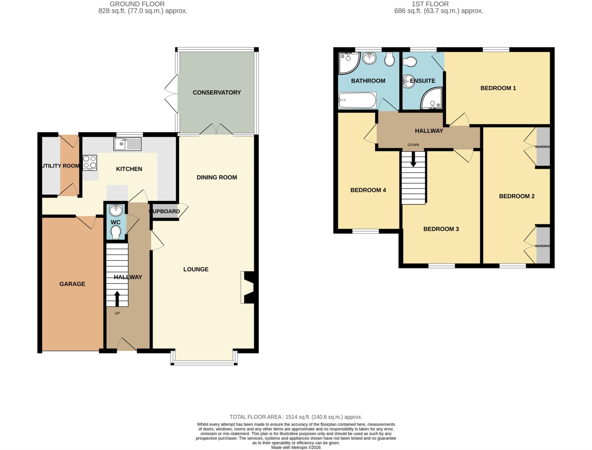 Goostrey Close, Spital floorplan