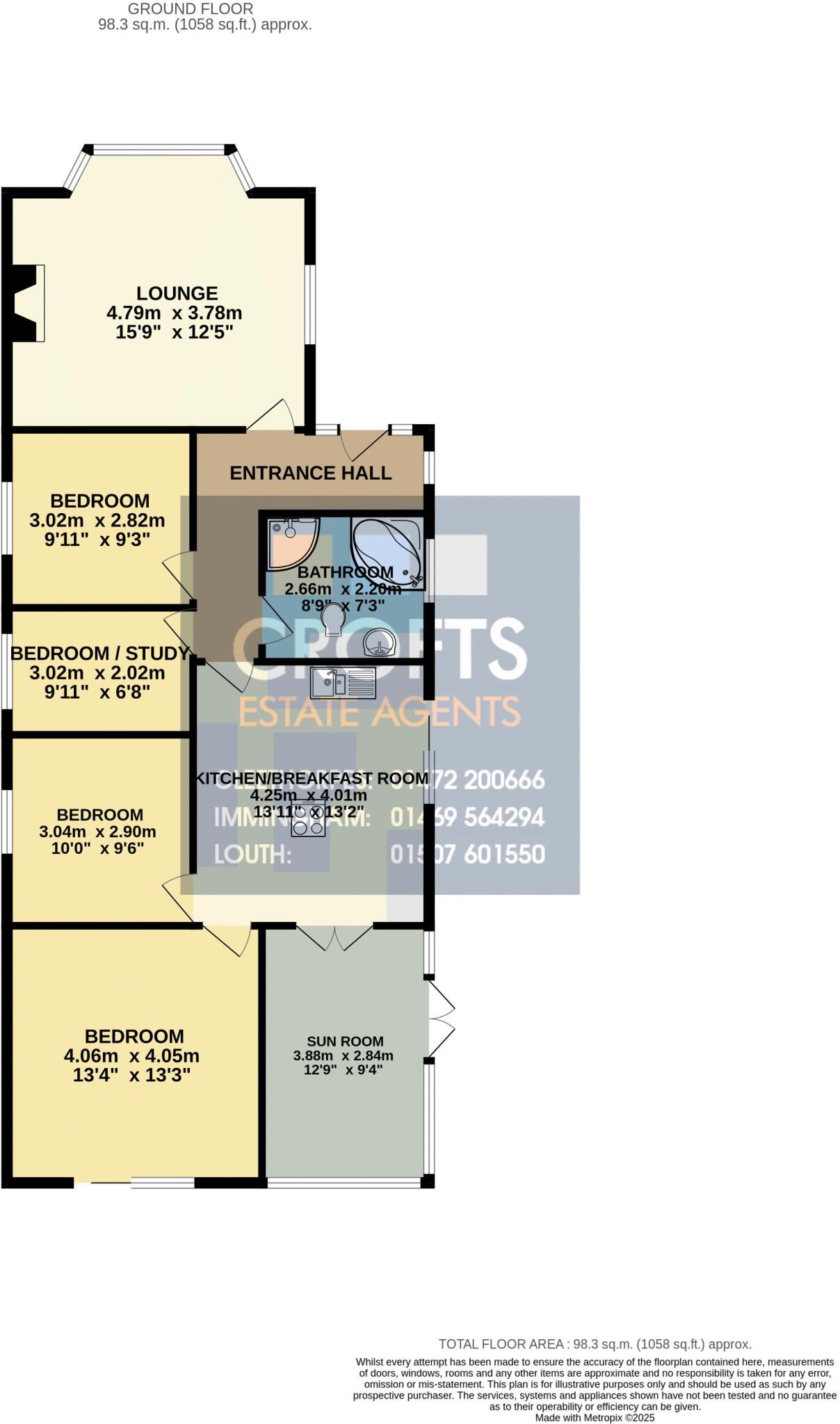 Westbury Road, Cleethorpes floorplan