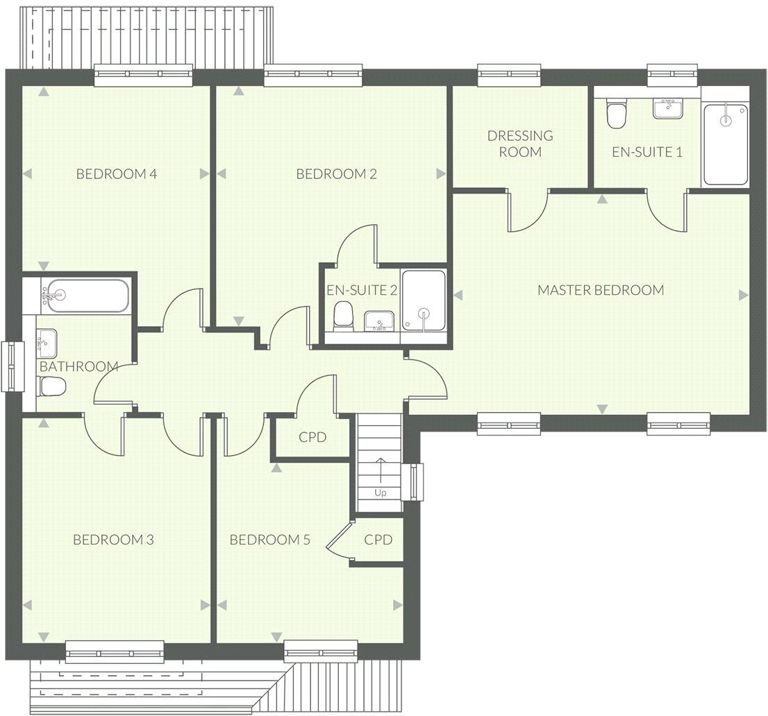 Cherry Tree Close, Tavistock, Devon floorplan