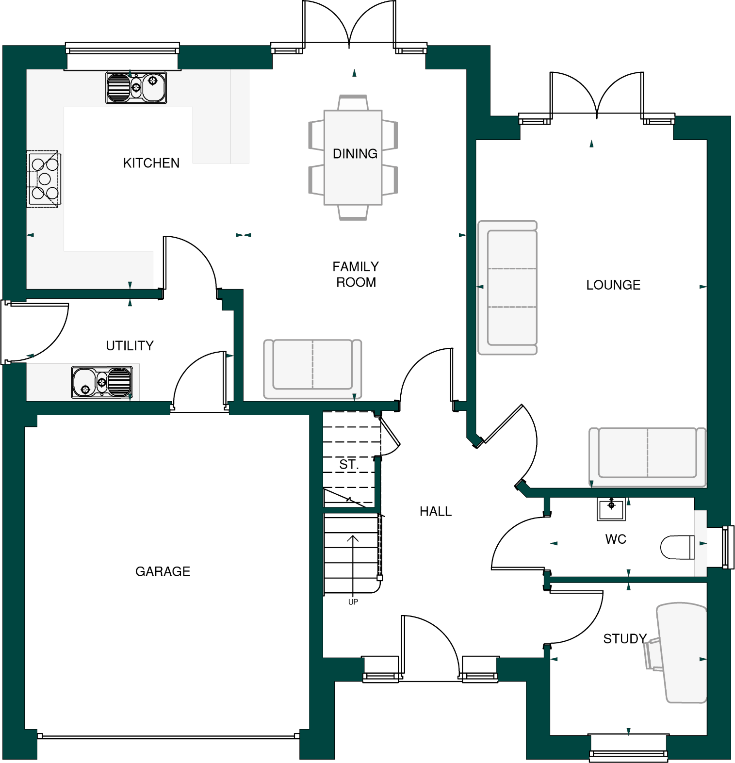 Nightingale Rd,
Guisborough,
TS14 8HA floorplan