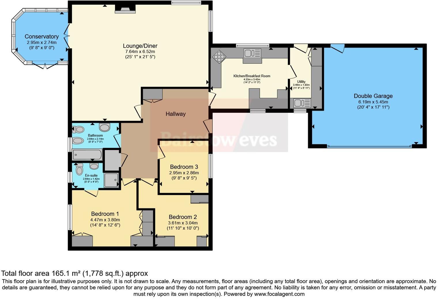 Hawthorne Close, Stanton Hill, Sutton-in-Ashfield, Nottinghamshire, NG17 floorplan