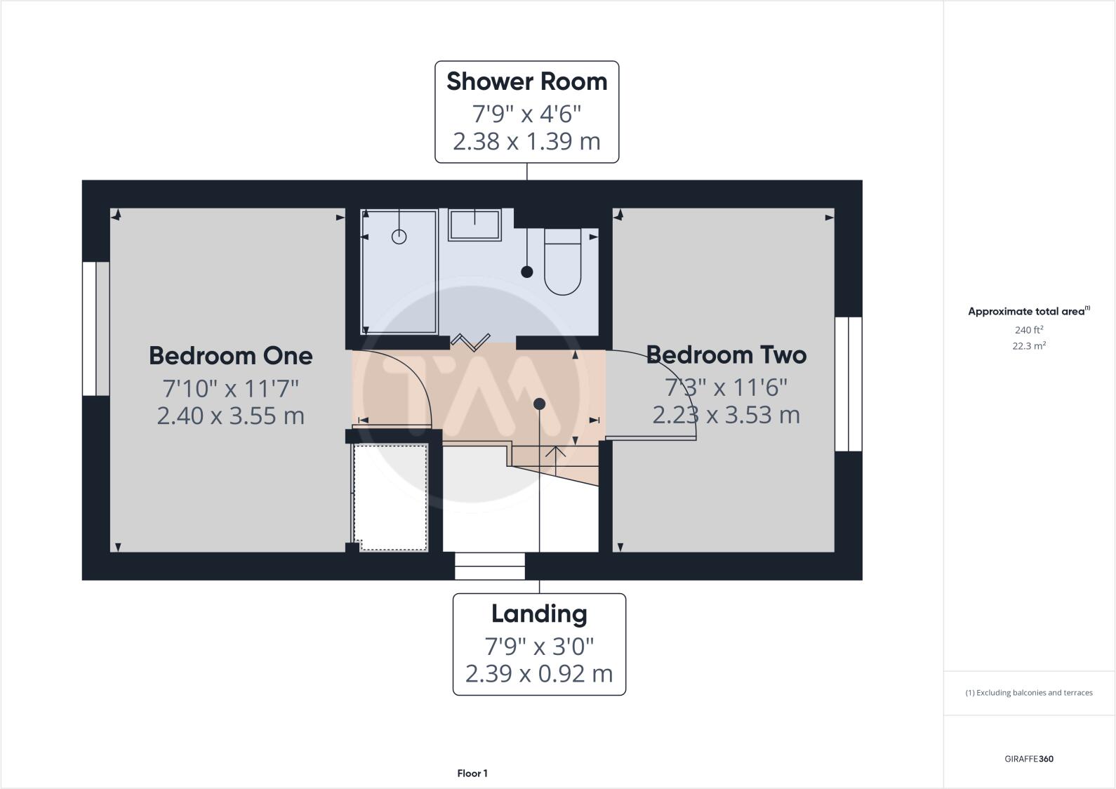 York Close, Biggleswade, Bedfordshire, SG18 floorplan