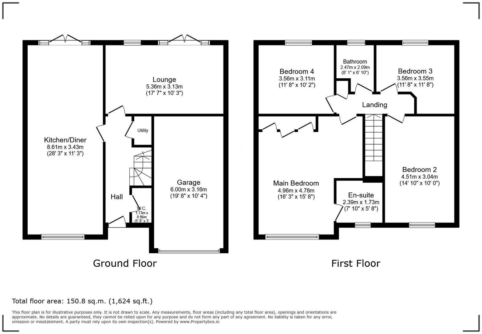 29 Ffordd Porthdy, Rhuddlan, LL18 6HZ floorplan
