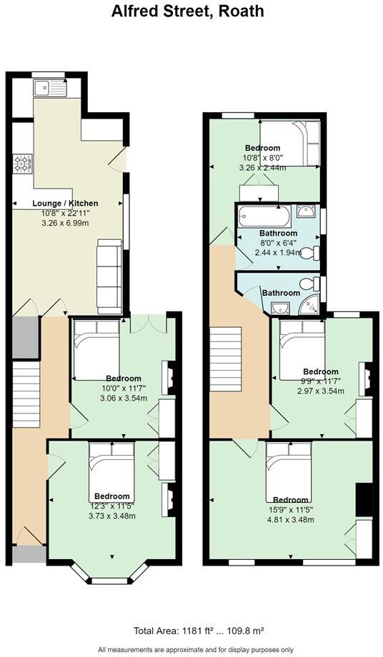 Alfred Street, Roath floorplan