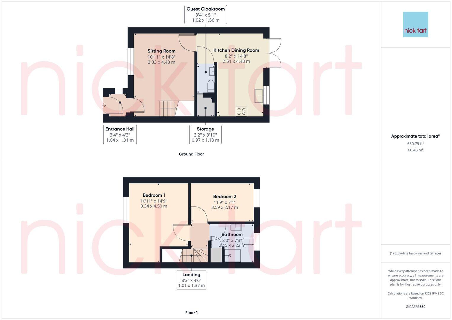 11 Highfield Way, Hinstock floorplan