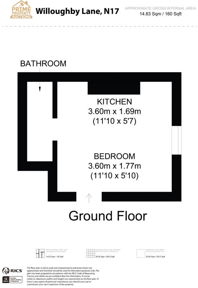 Flat 4, 62 Willoughby Lane, N17 0SS floorplan