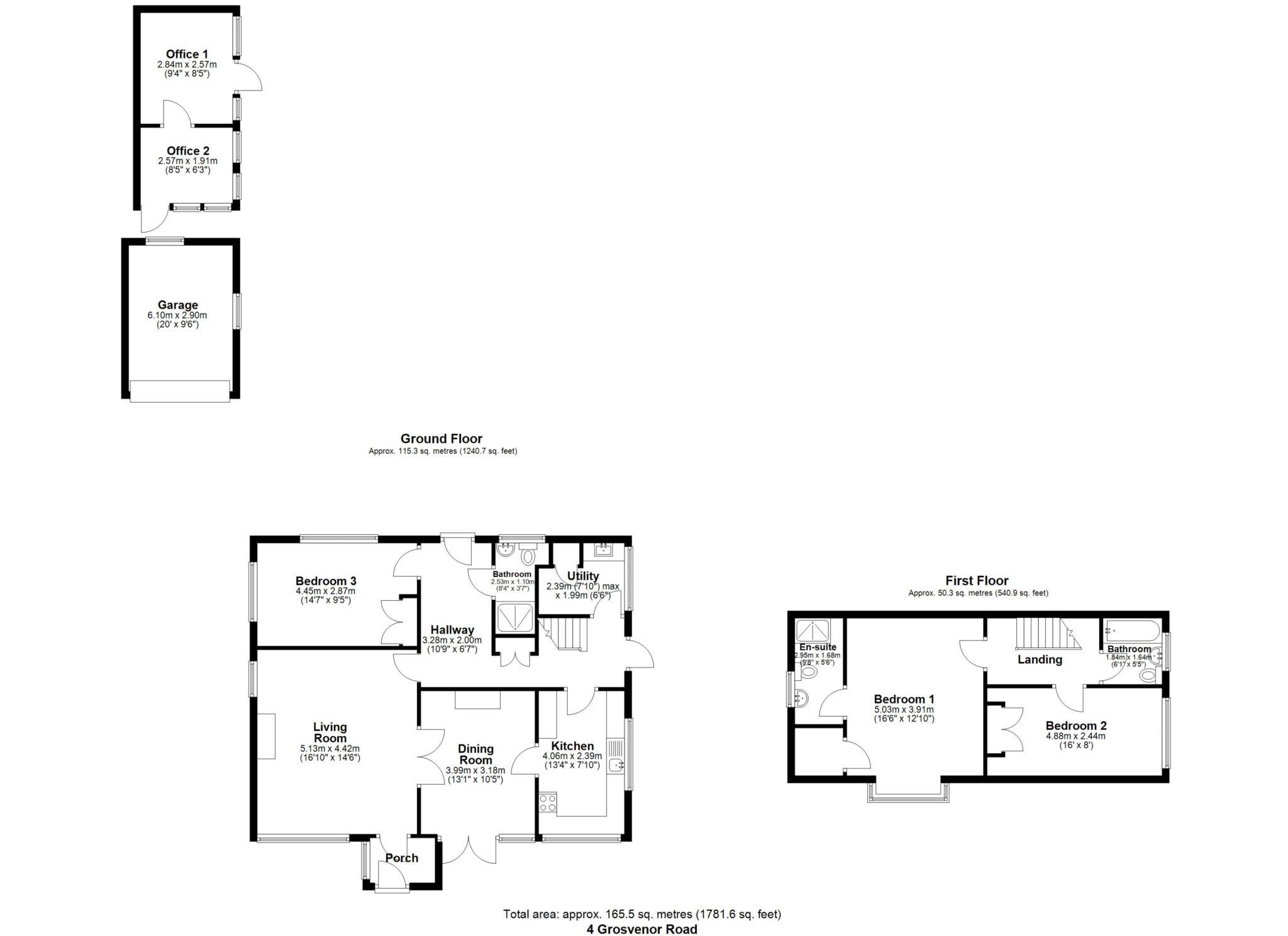 Grosvenor Road, Caversham, Reading floorplan