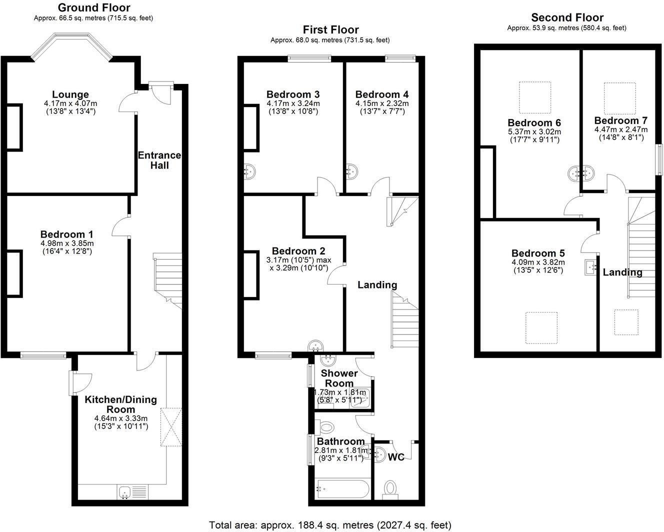 110 Harcourt Road, Crookesmoor floorplan