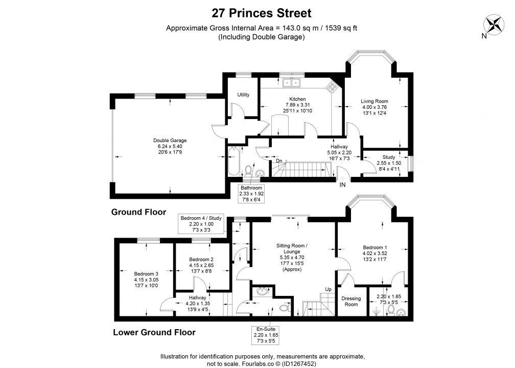 27 Princes Street, Hawick, TD9 7EG floorplan
