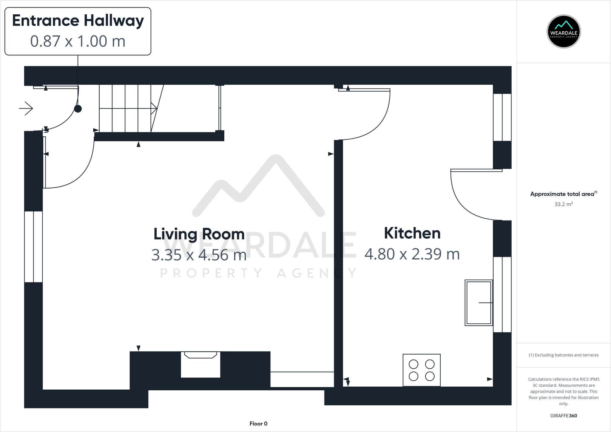 7 Durham Road, Bishop Auckland, DL13 3JB floorplan