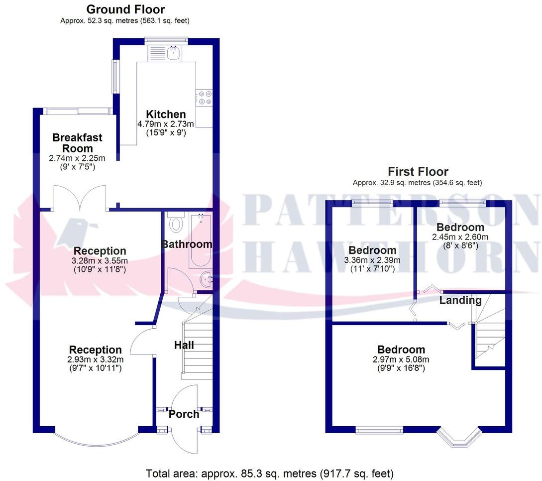 Sunningdale Avenue, Rainham, RM13 floorplan