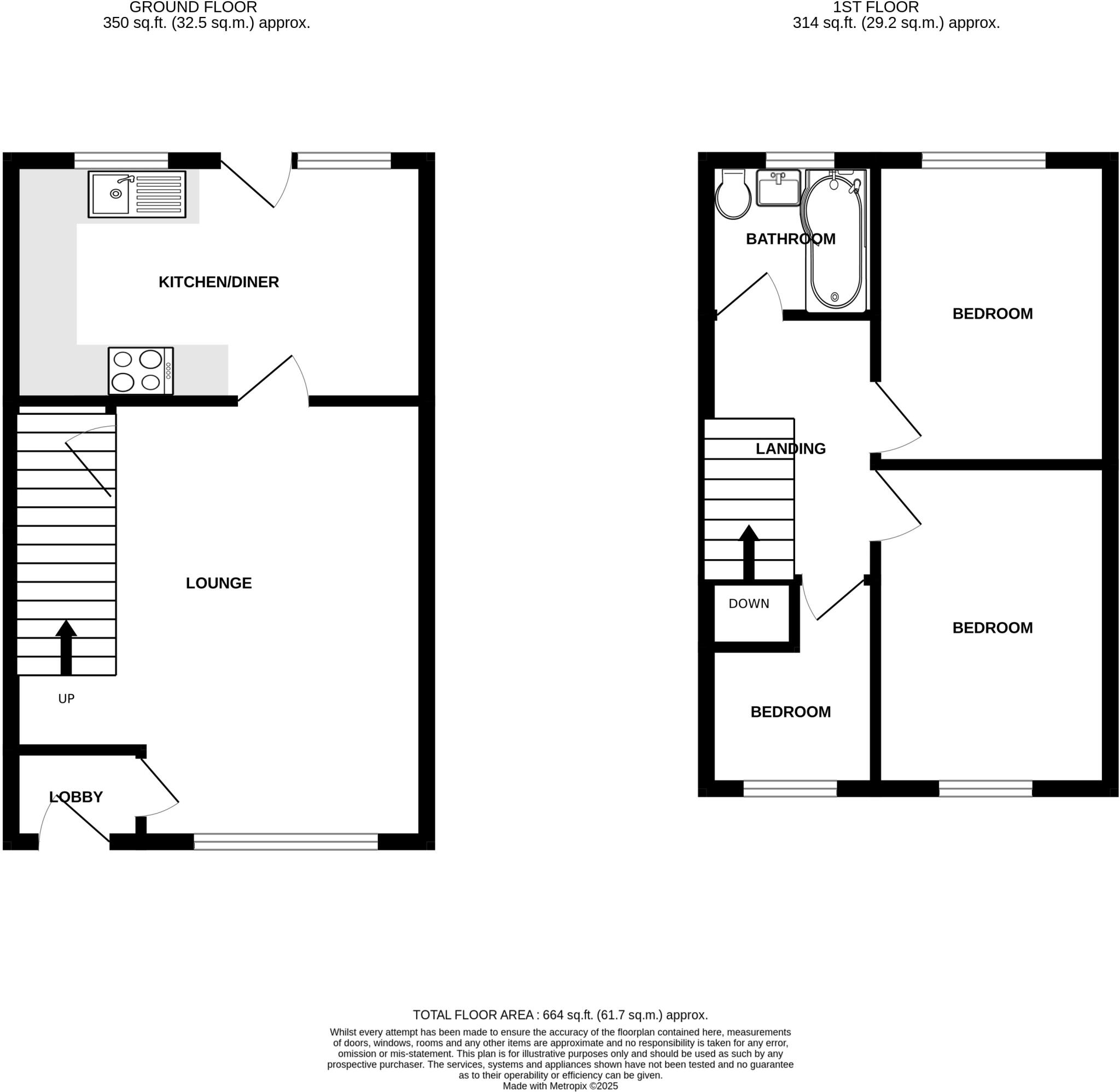 Calder Walk, Newcastle Upon Tyne, NE16 floorplan