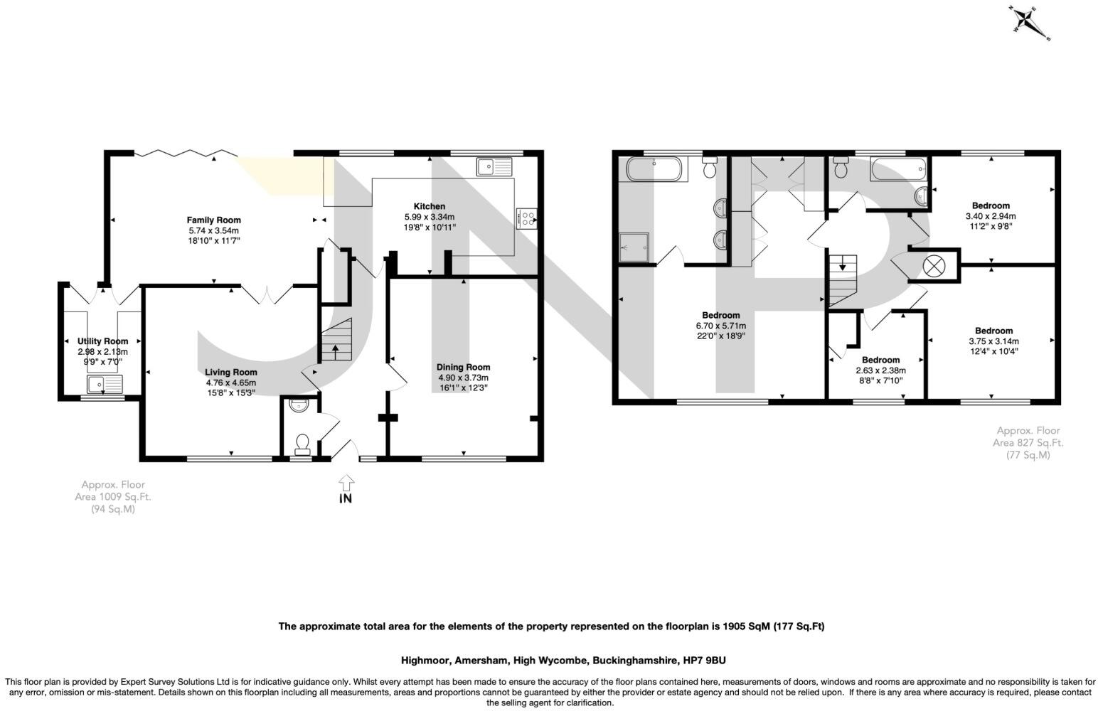 Highmoor, Amersham, Buckinghamshire, HP7 floorplan