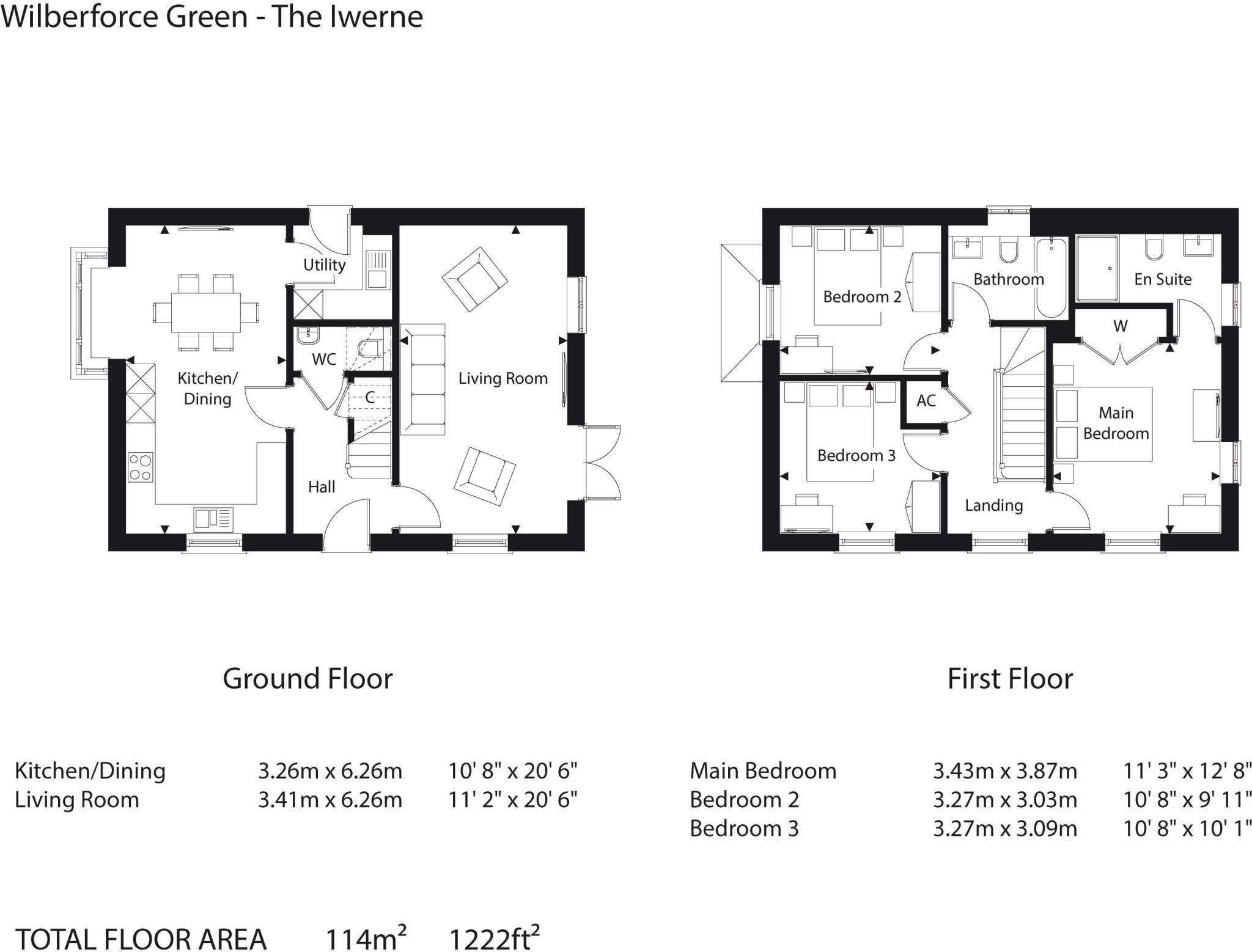 The Iwerne, Bransgore, Christchurch, Dorset, BH23 floorplan