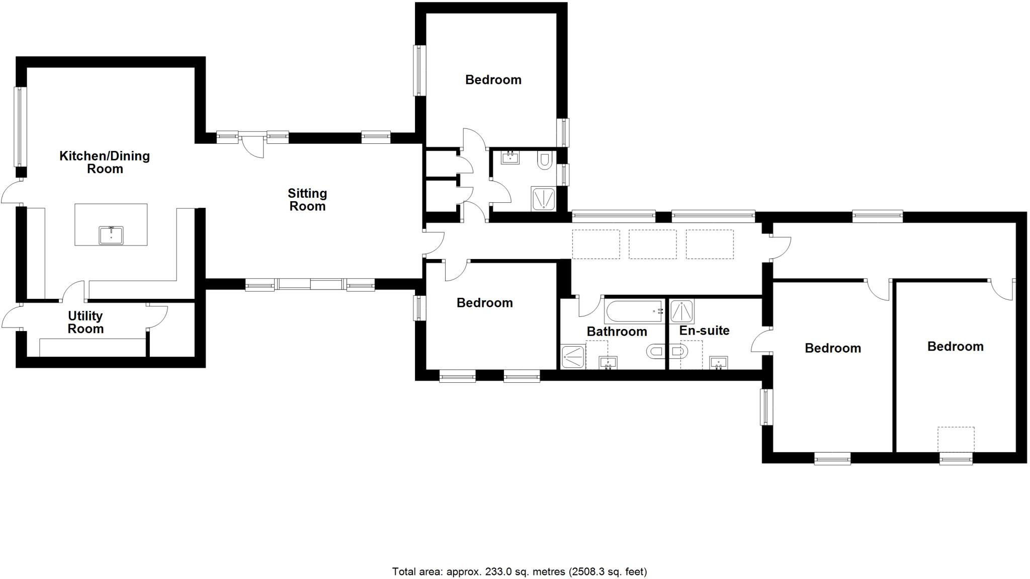 The Barns, Thropton, Northumberland, NE65 floorplan