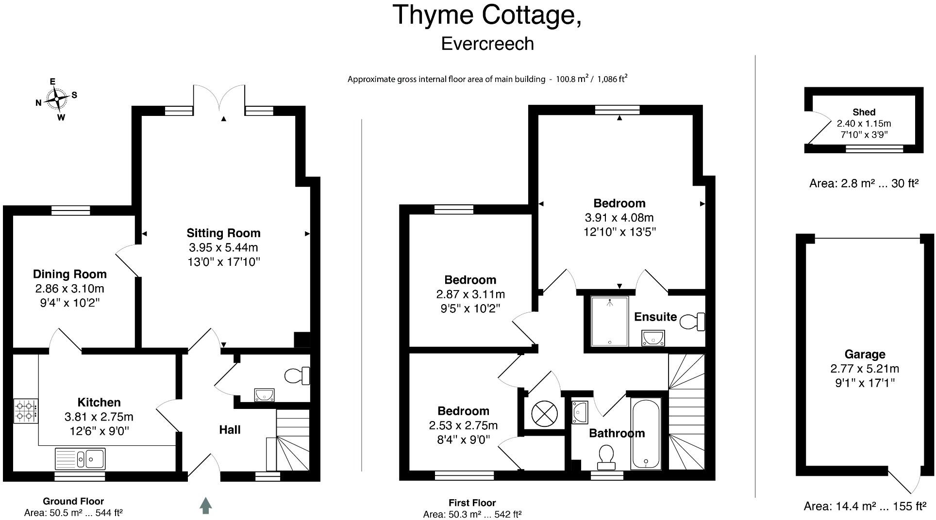 Oxford Street, Evercreech, Shepton Mallet, Somerset, BA4 floorplan