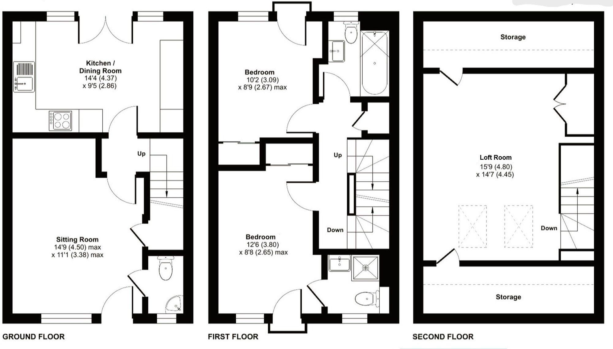 Grove Mews, Totnes, TQ9 floorplan