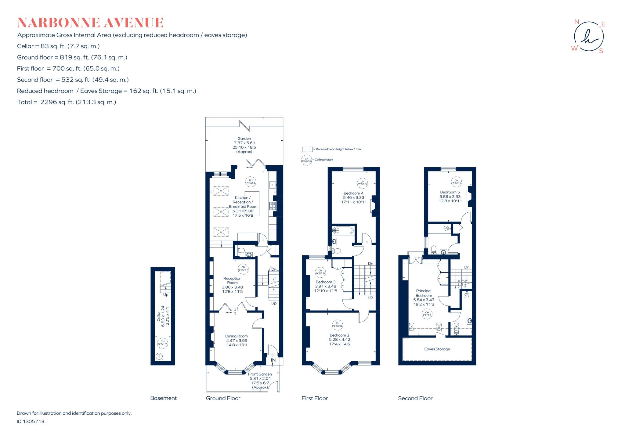 Narbonne Avenue London SW4 floorplan