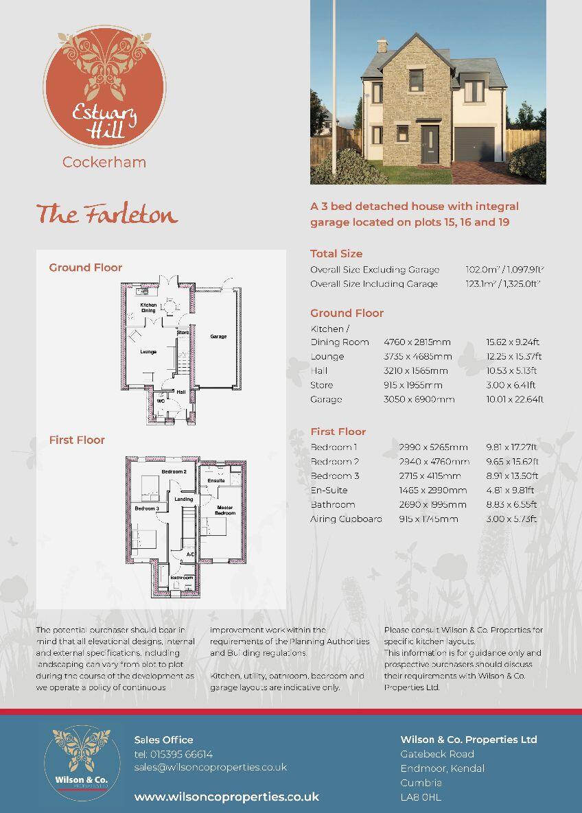 PLOT 16 Estuary Hill, Cockerham, Lancaster floorplan