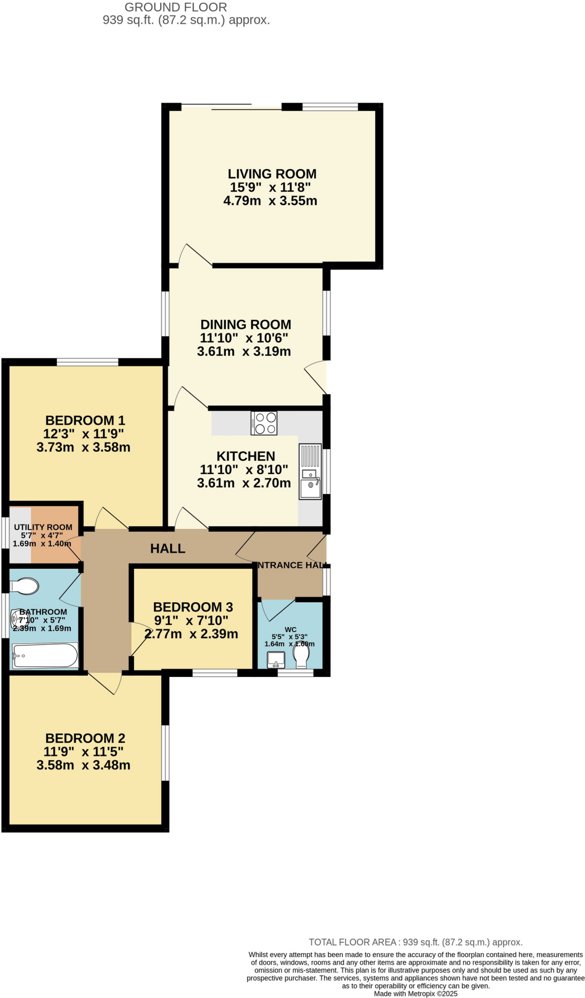 14, Heightington Place, Stourport-On-Severn, DY13 floorplan