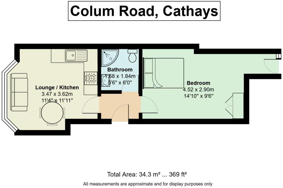 Colum Road, Cathays floorplan