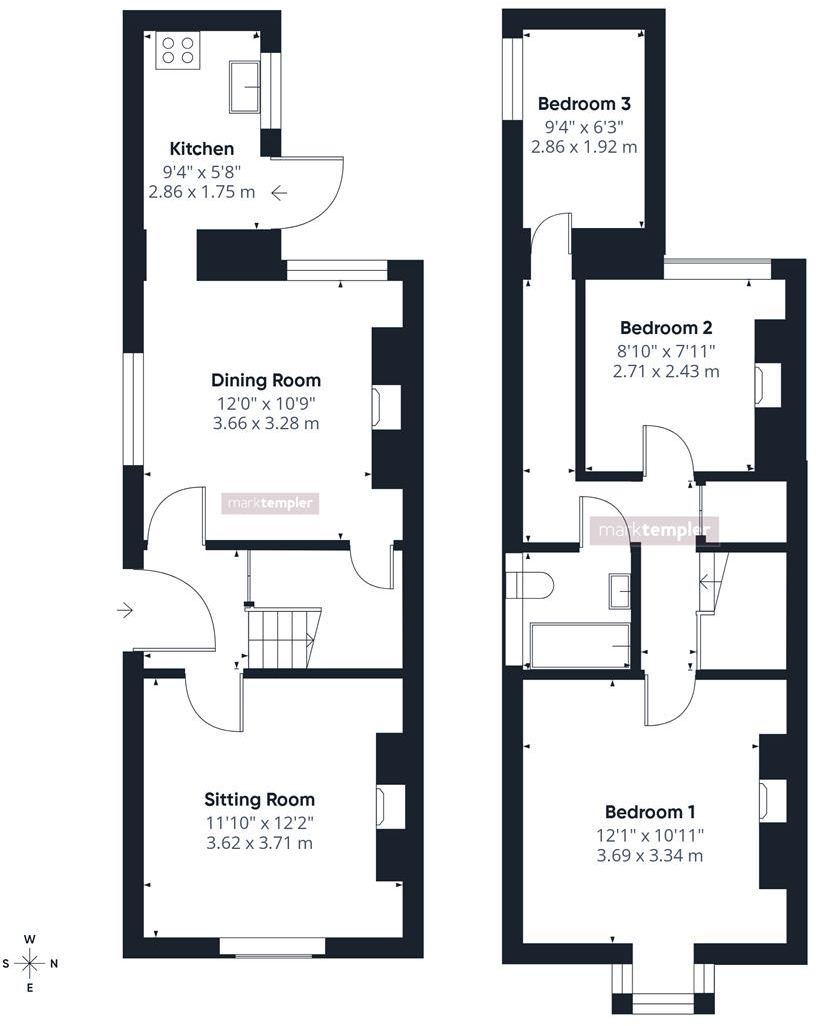 Central location within Clevedon floorplan