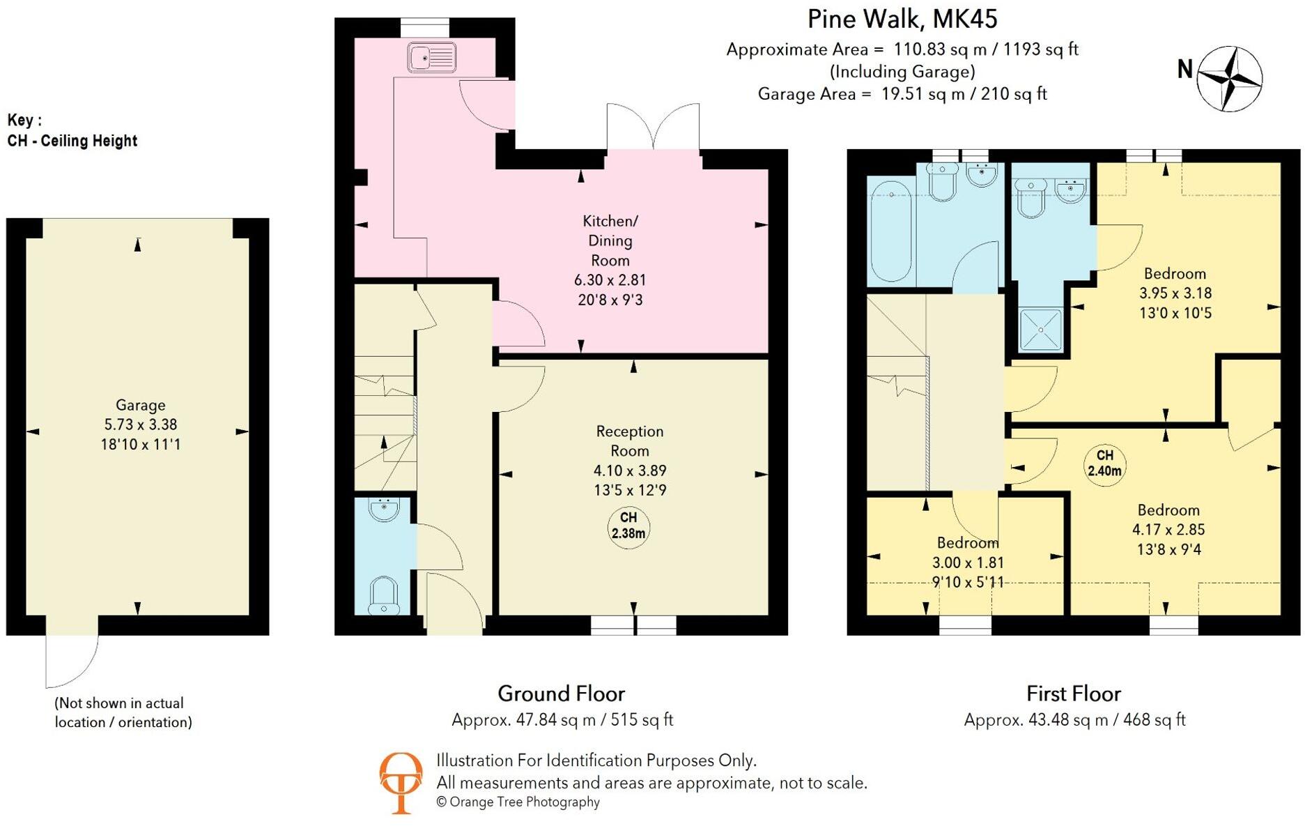 Pine Walk, Silsoe, MK45 floorplan