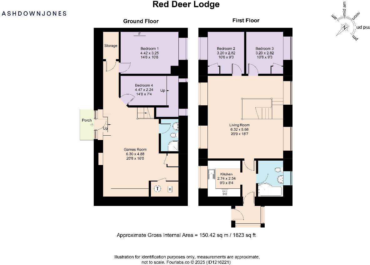 Red Deer Lodge, Finsthwaite, Ulverston, LA12 8BJ floorplan