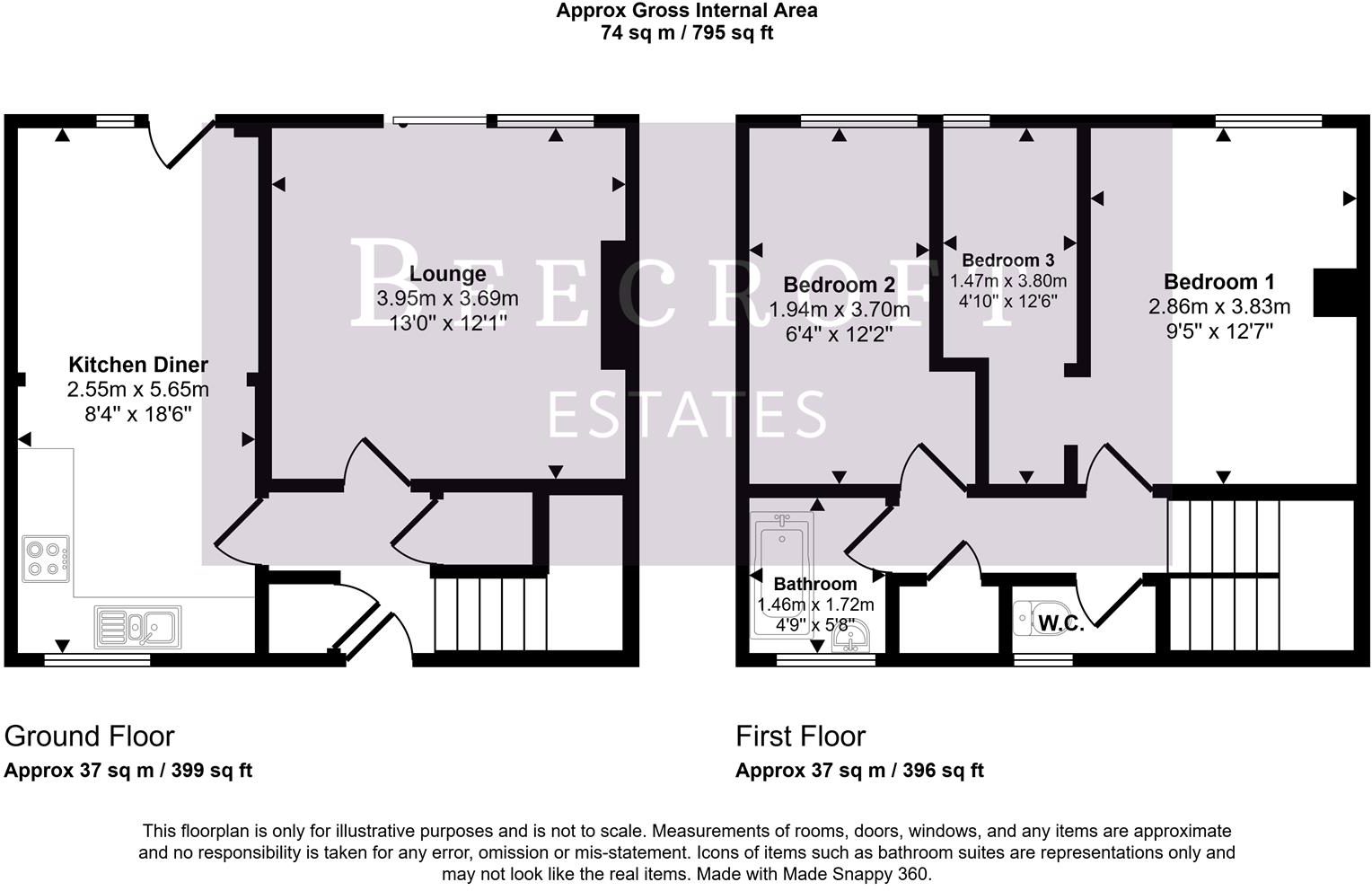 Upperwood Road, Darfield, Barnsley floorplan