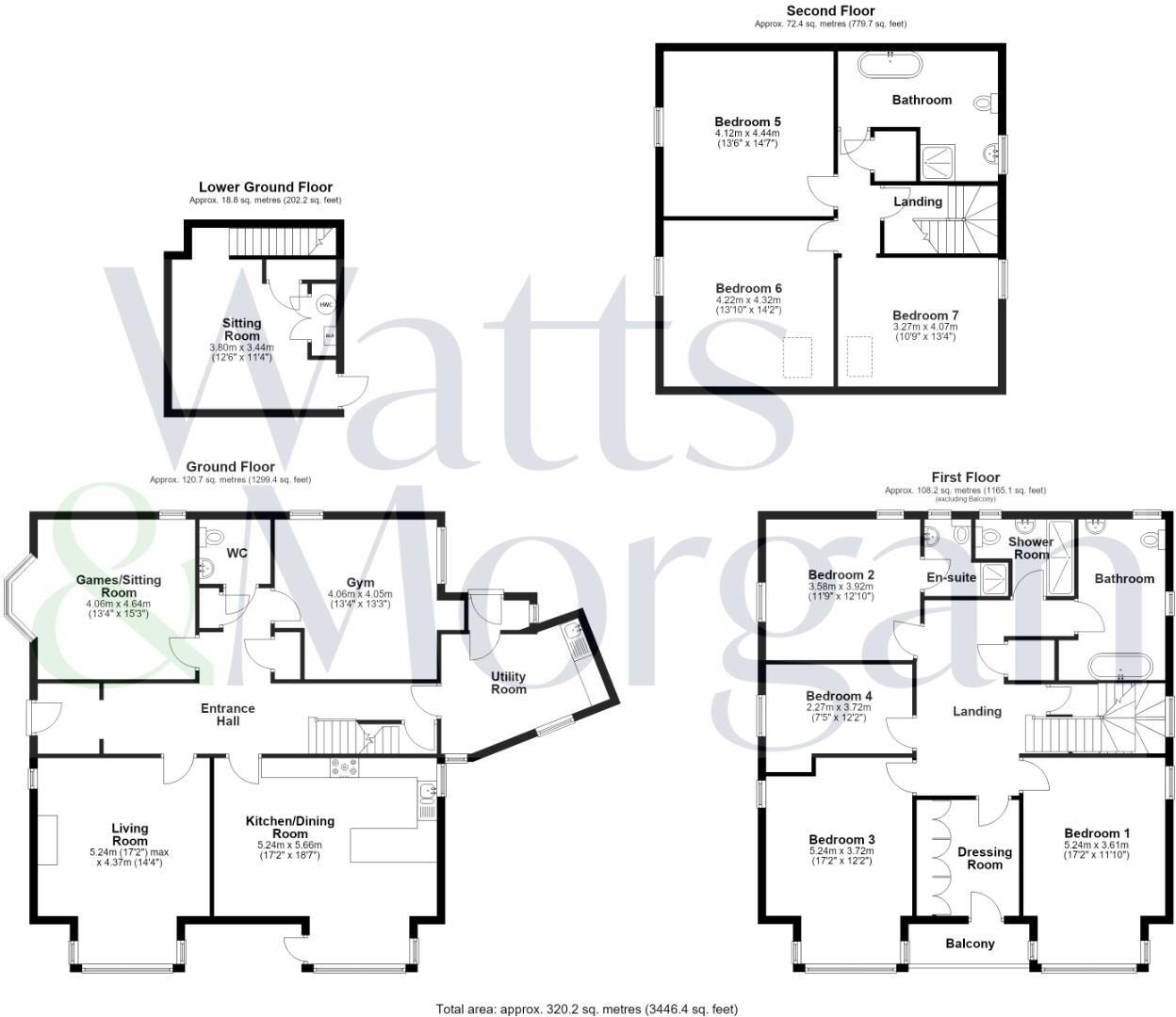 Parkstone House, 23 Park Avenue, Barry, CF62 7RL floorplan