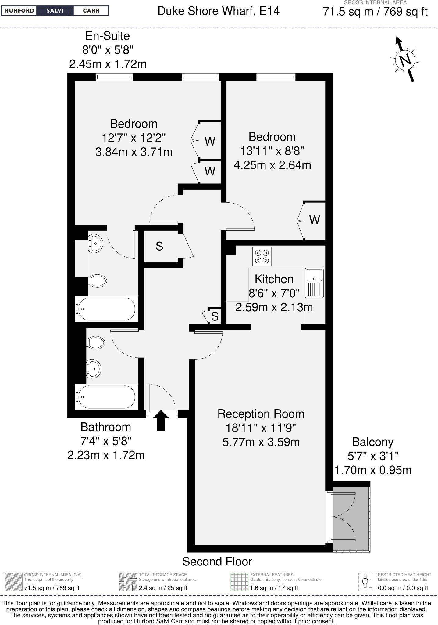 Duke Shore Wharf, E14 floorplan