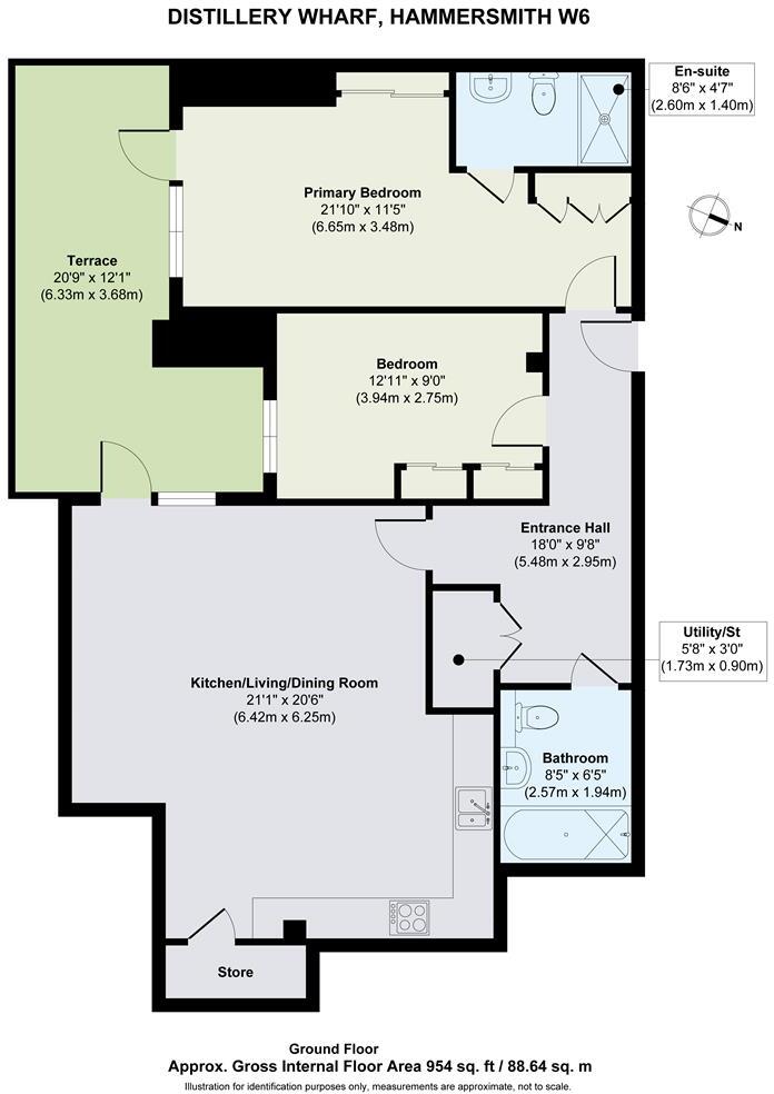 Distillery Wharf, Hammersmith, W6 floorplan
