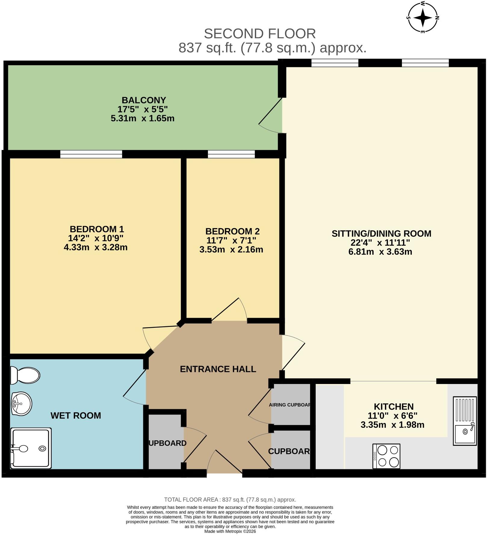 Darnel Road, Waterlooville floorplan