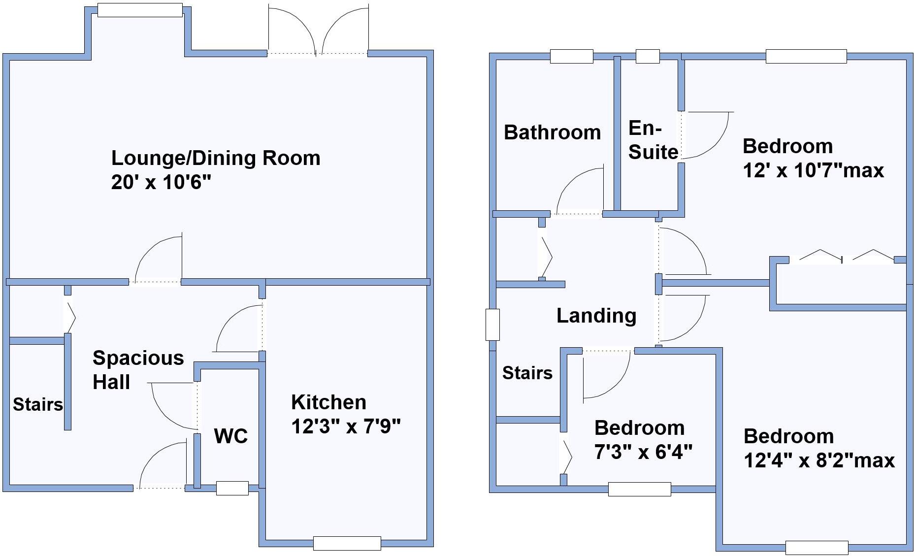 Glenwood Road, West Moors, Ferndown, Dorset, BH22 floorplan