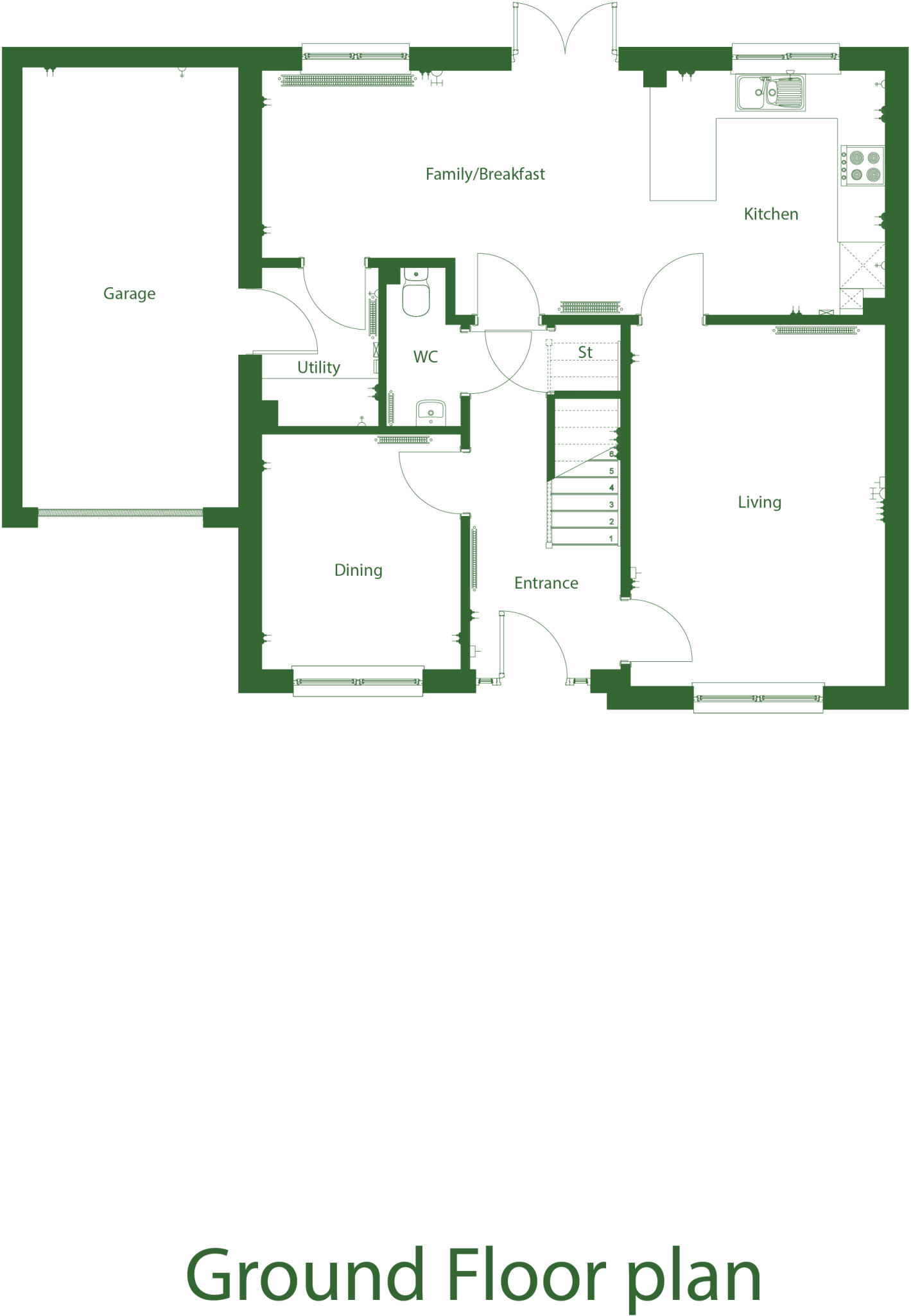 Parks View, 
Inverness, 
IV2 5JG
 floorplan
