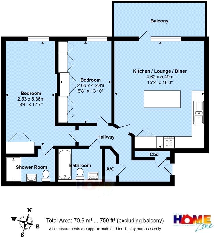 Seascape, 27 Wharncliffe Road, Highcliffe, Dorset, BH23 floorplan