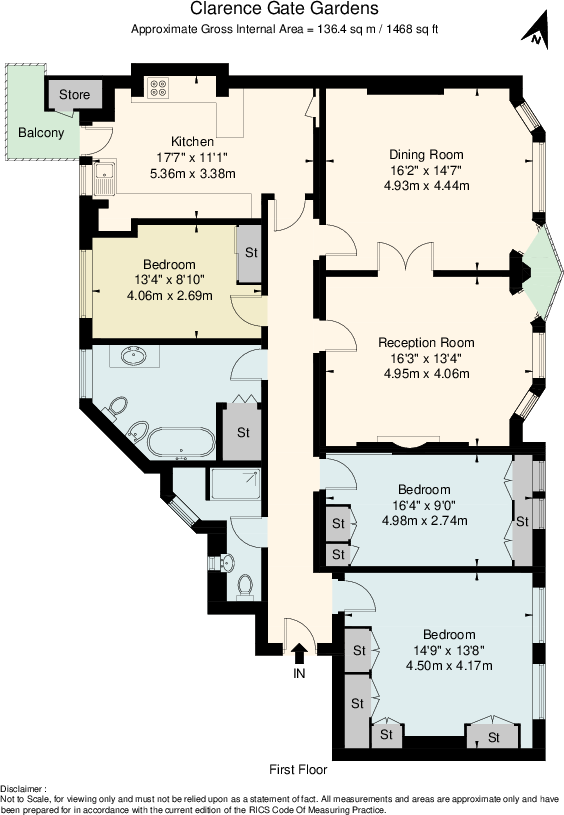 Glentworth Street, London, NW1 floorplan