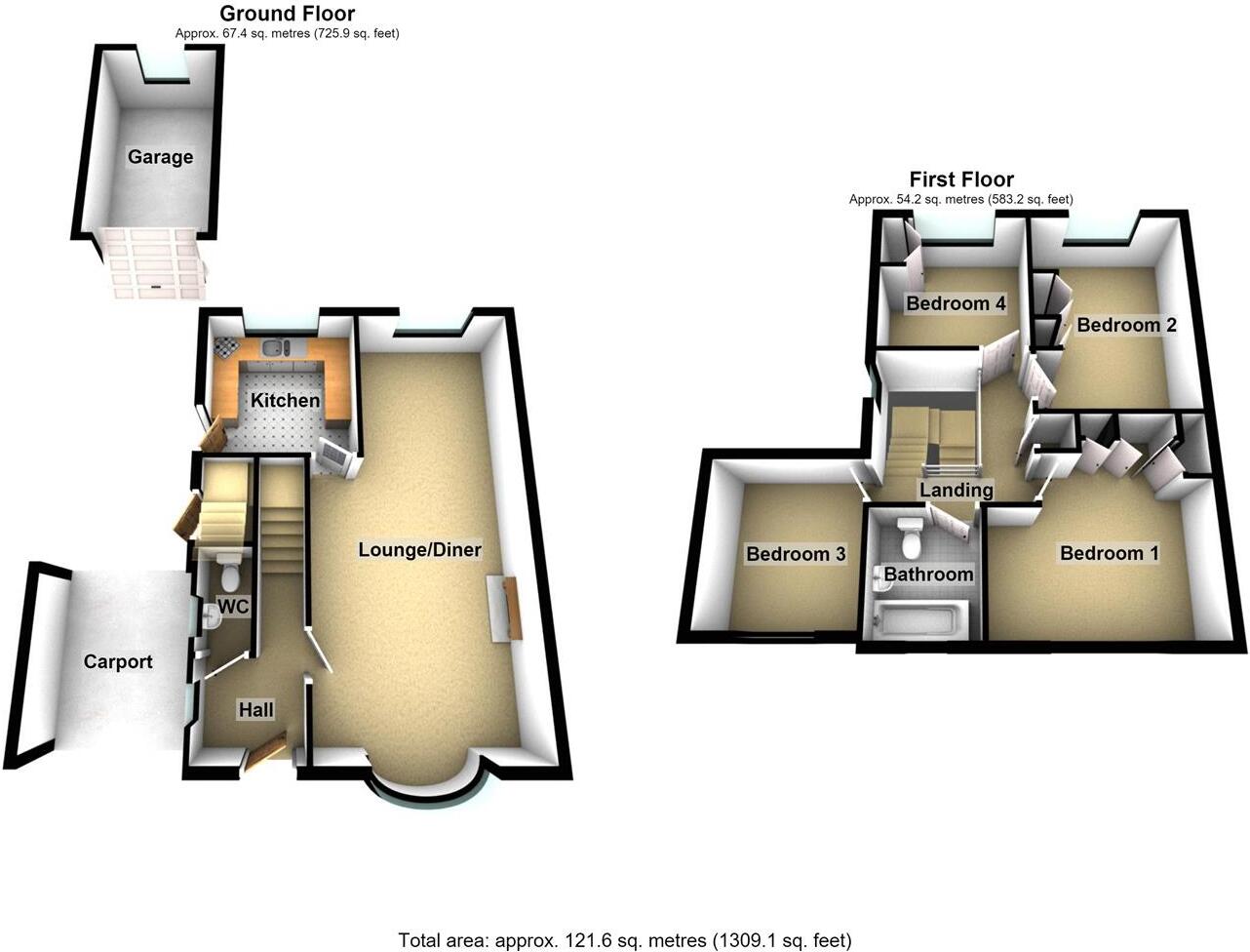 St. Catharines Way, Leicester floorplan