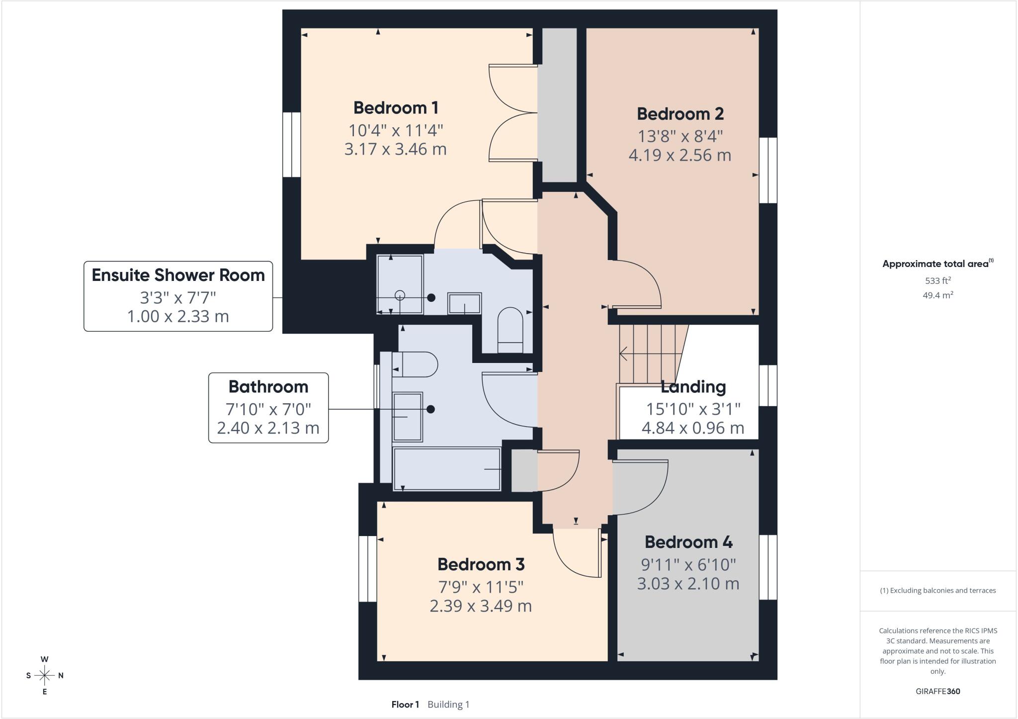 4, Penhale Drive, Holsworthy, Devon floorplan