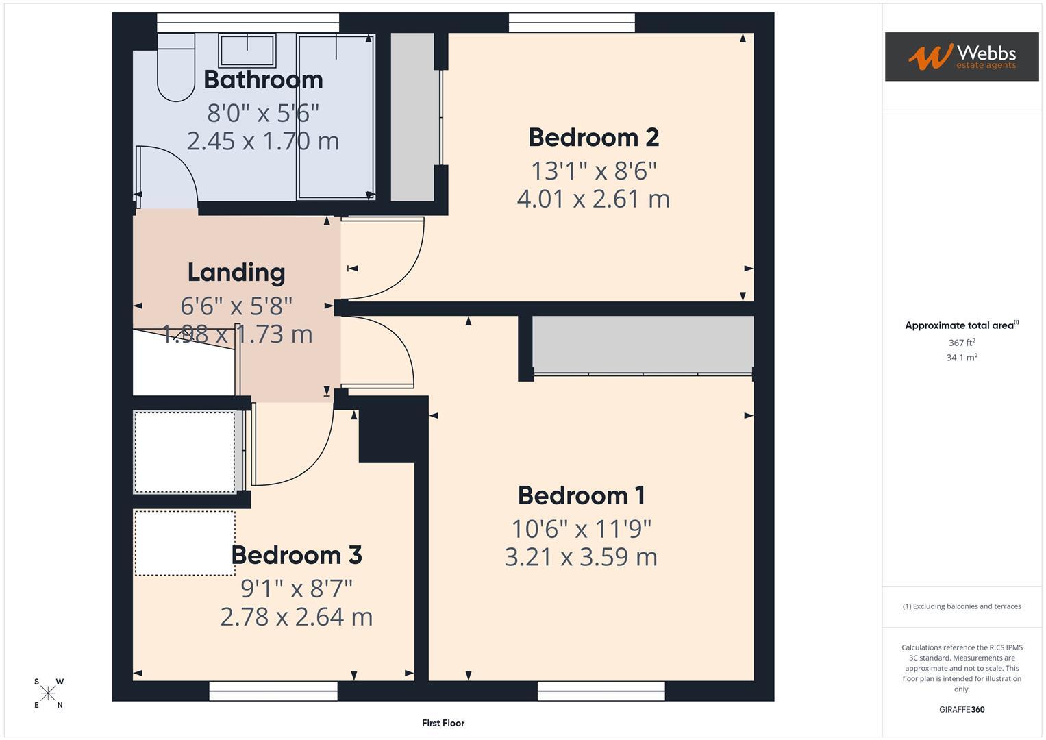 Harney Court, Rugeley floorplan