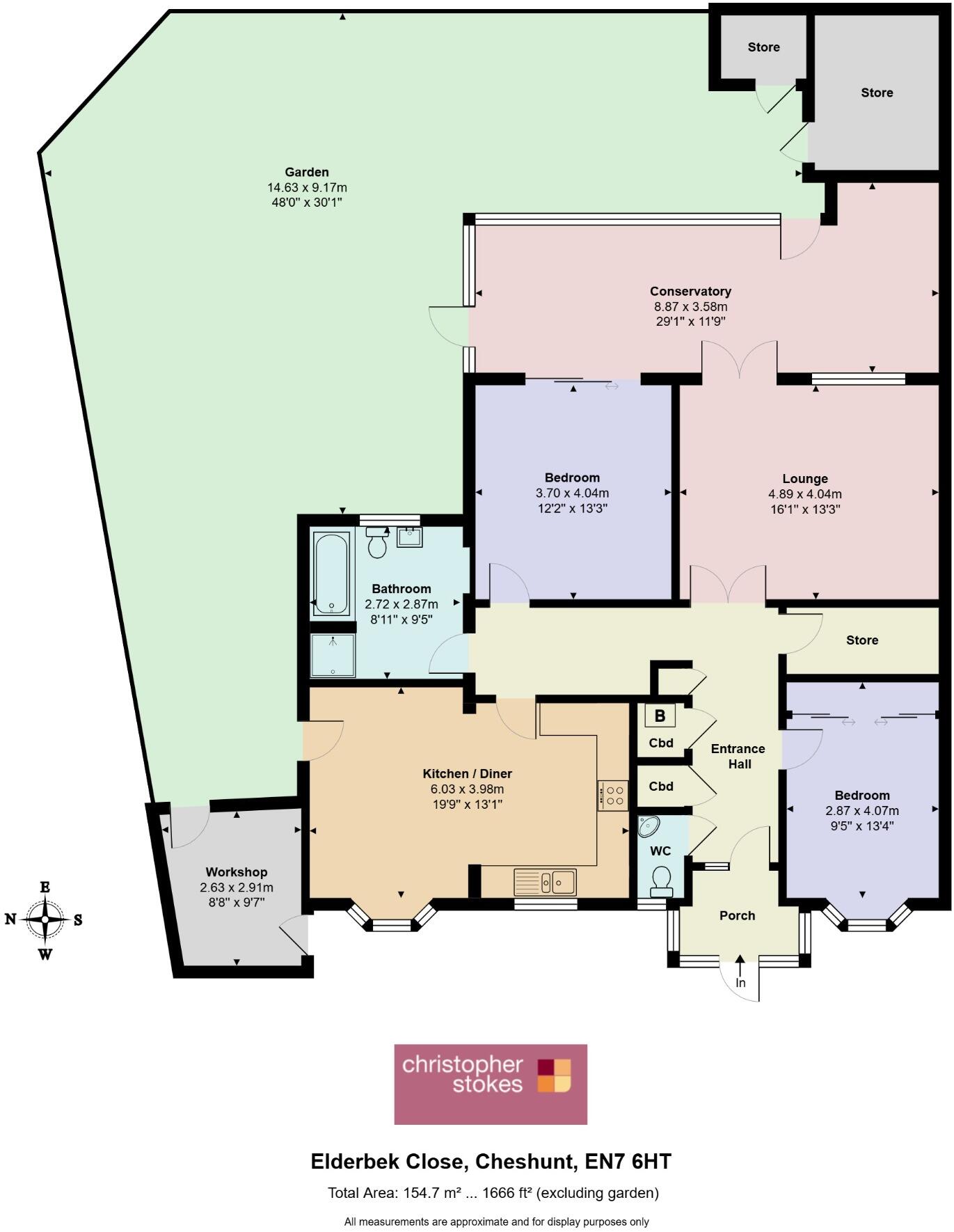 Elderbek Close, Cheshunt, Hertfordshire, EN7 6HT floorplan