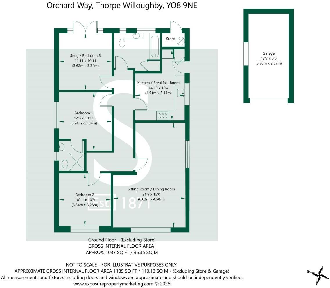 Orchard Way, Thorpe Willoughby, Selby floorplan