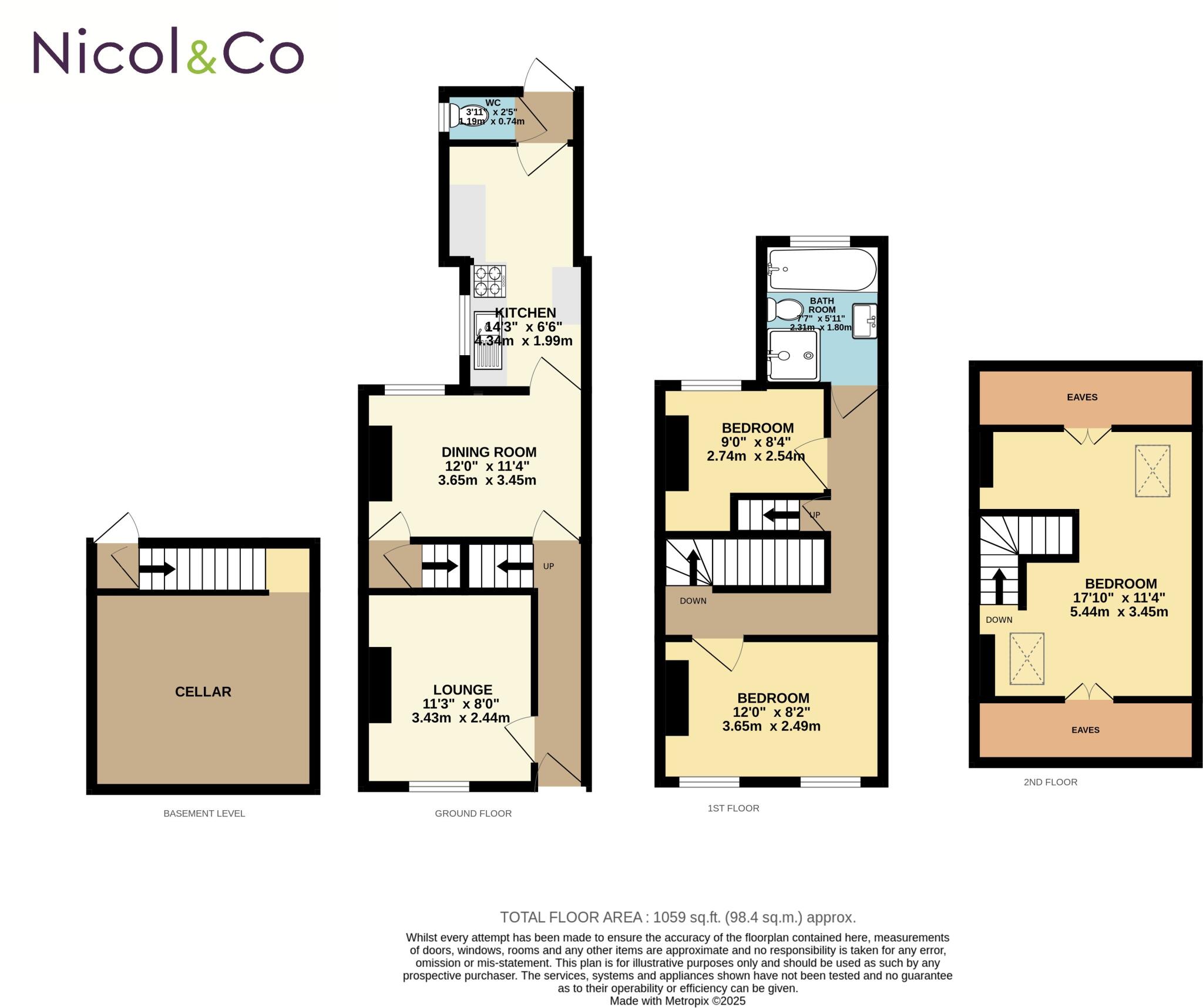 Blakefield Road, Worcester, Worcestershire, WR2 floorplan