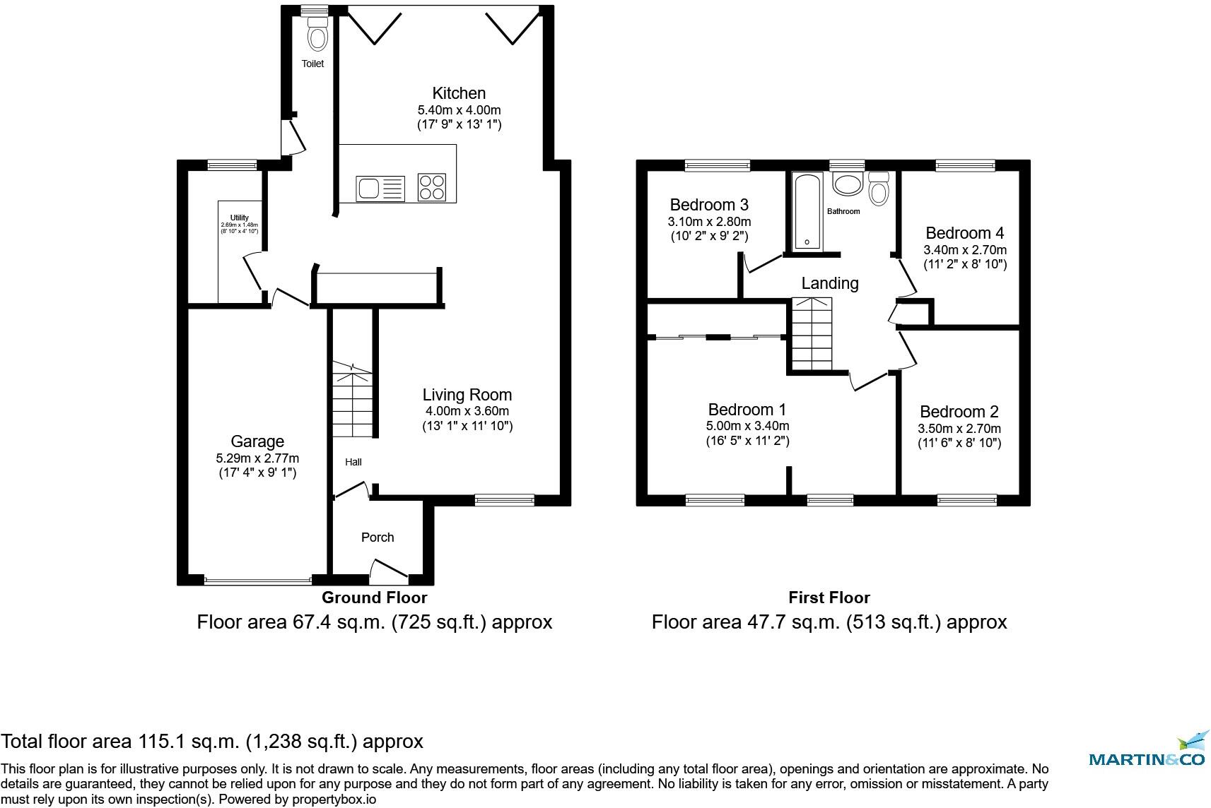 Porters Close, Deanshanger floorplan