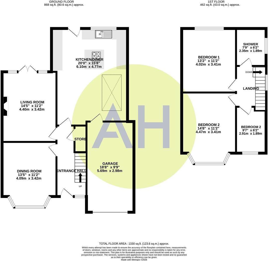 Grosvenor Road, Sale floorplan
