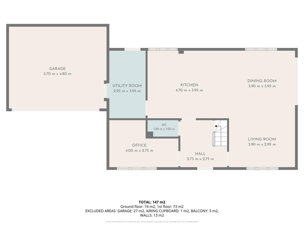 The Old Garden, Itchington Road, Thornbury, Bristol, BS35 floorplan
