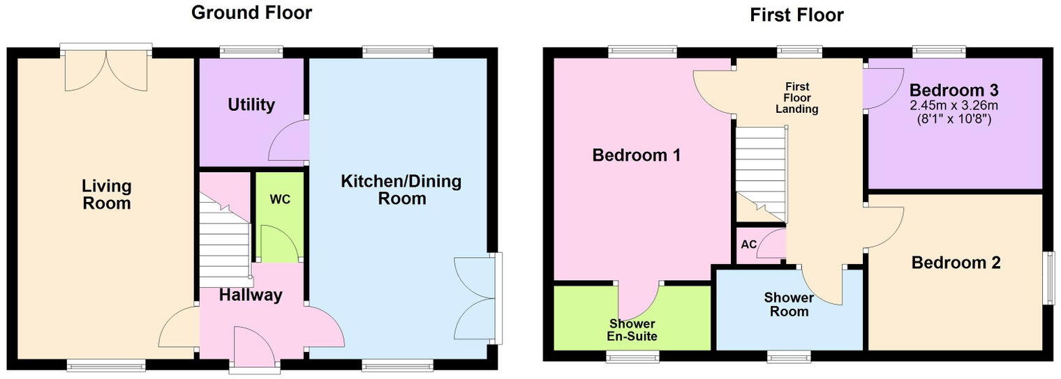Deenethorpe, Corby, Northamptonshire, NN17 3EP floorplan